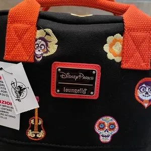 Disney Parks Loungefly Coco Miguel Hector Sugar Skull Canvas Backpack NEW w/ Tag ?Loungefly Disney Coco 5th Anniversay Mini Backpack - New  main image 3